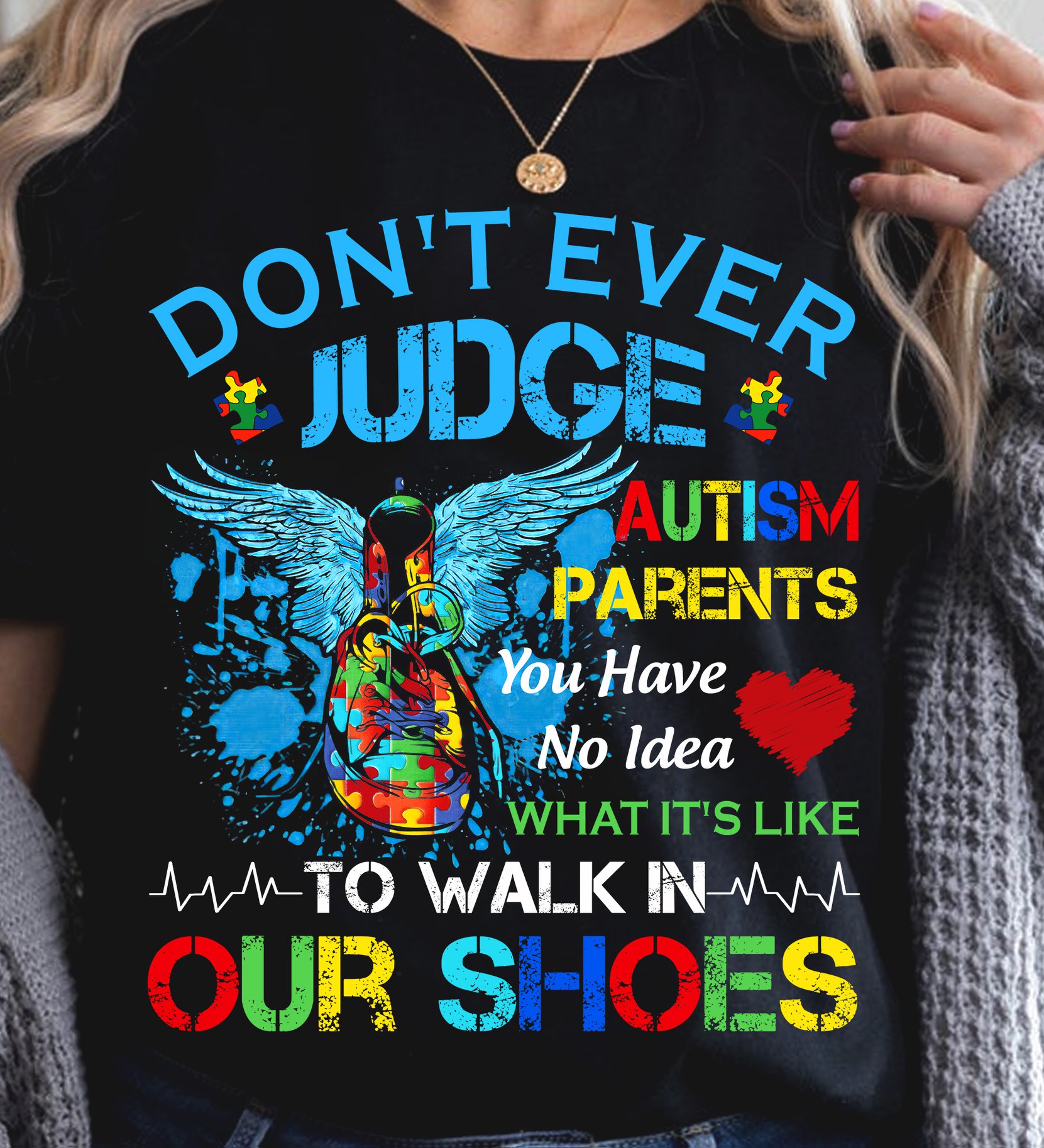 Don't ever judge autism parents you have no idea what it's like to walk in our shoes