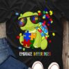 Embrace differences - Turtle and autism awareness