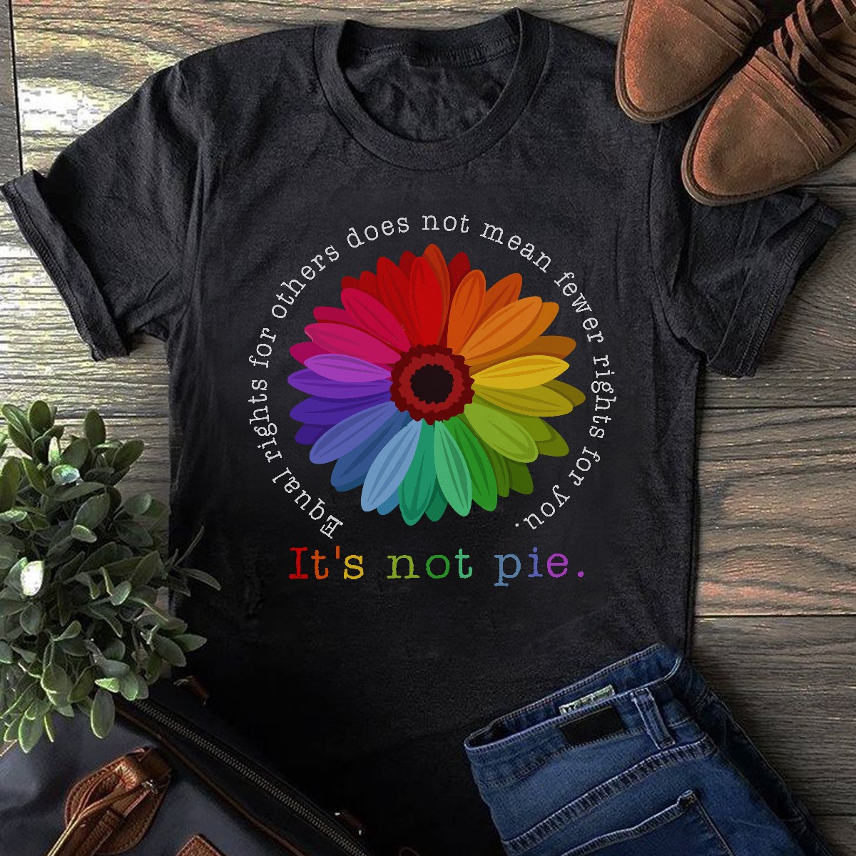 Equal rights for others does not mean fewer right for you - It's not pie, lgbt community