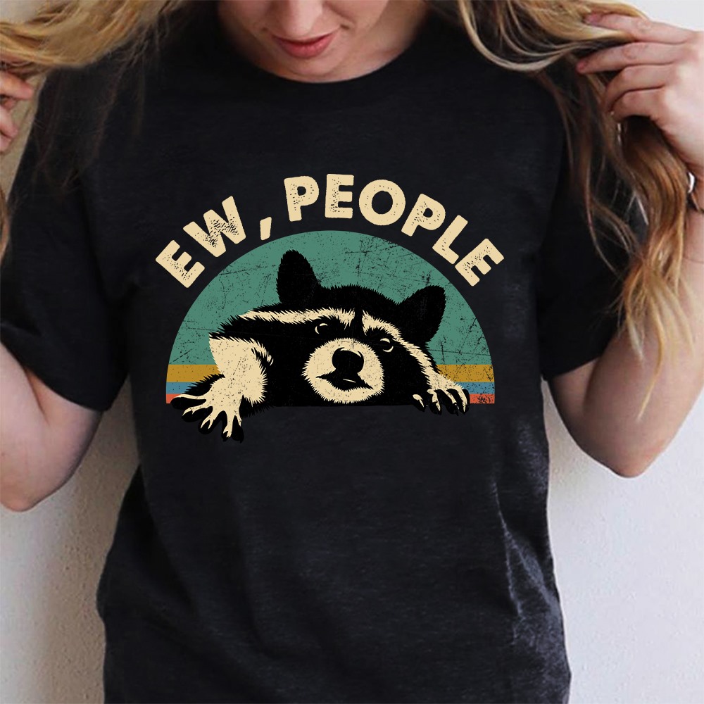 Ew people - A North American Raccoon