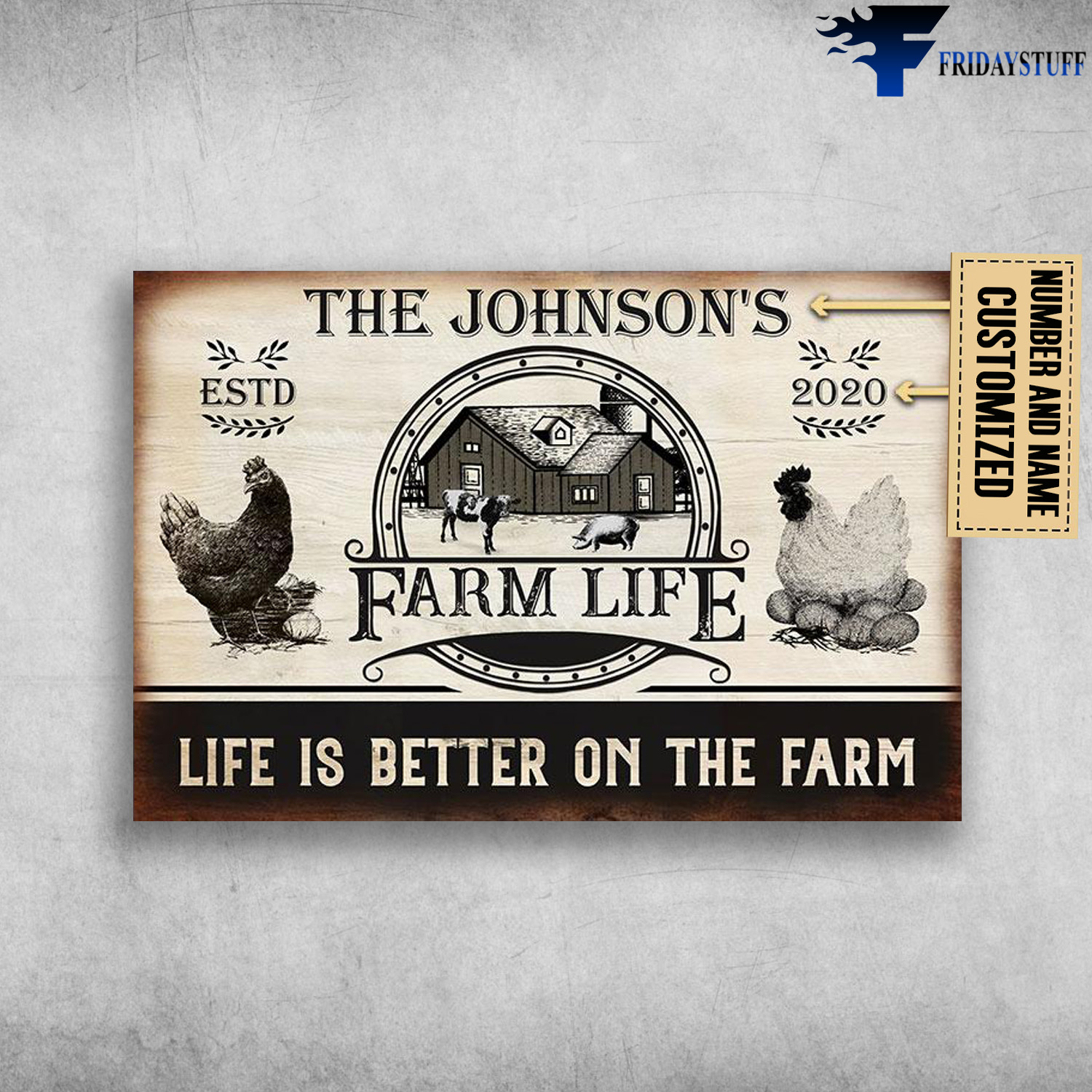 Farm Life, Life Is Better On Farm, Chicken, Cow, Farmer