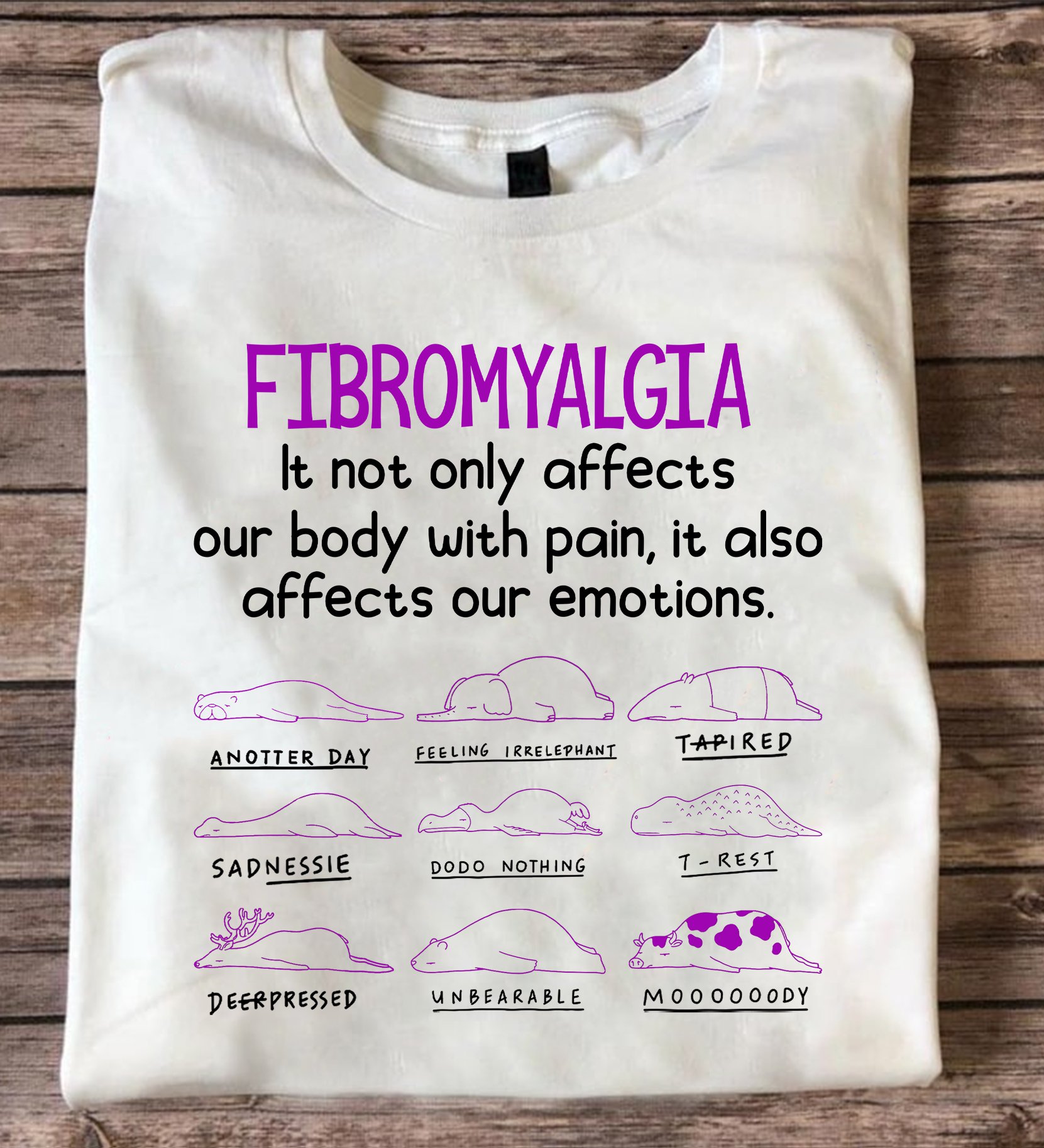 Fibromyalgia it not only affects our body with pain, it also affects our emotions