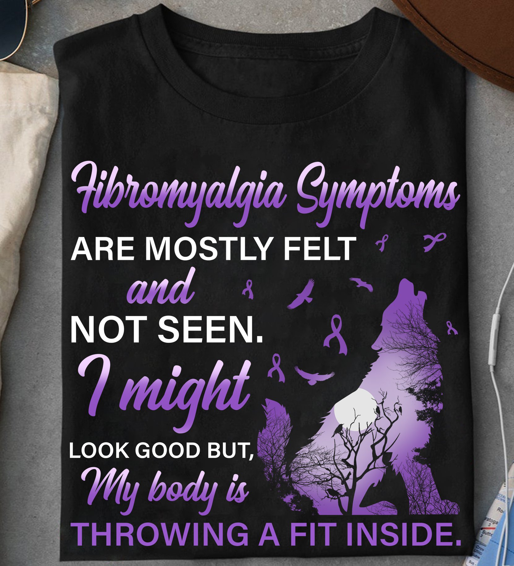 Fibromyalgia symptoms are mostly felt and not seen