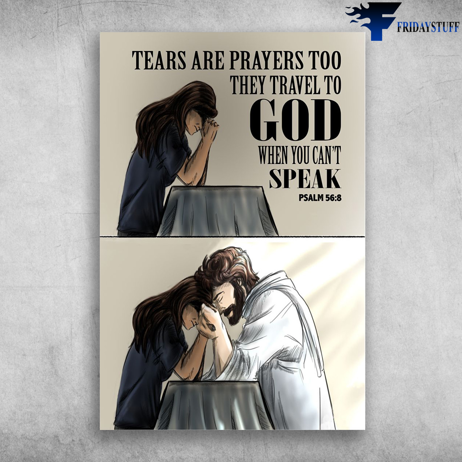 Girl and God - Tears Are Prayers Too They Travel To God, When You Can't Speak