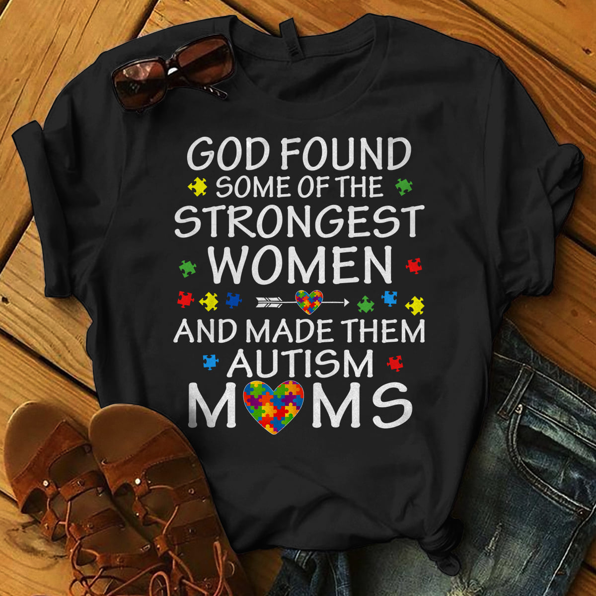 God found soem of the strongest women and make them autism moms - Autism awareness