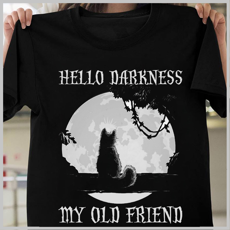 Hell darkness my old friend - Cat and the moon