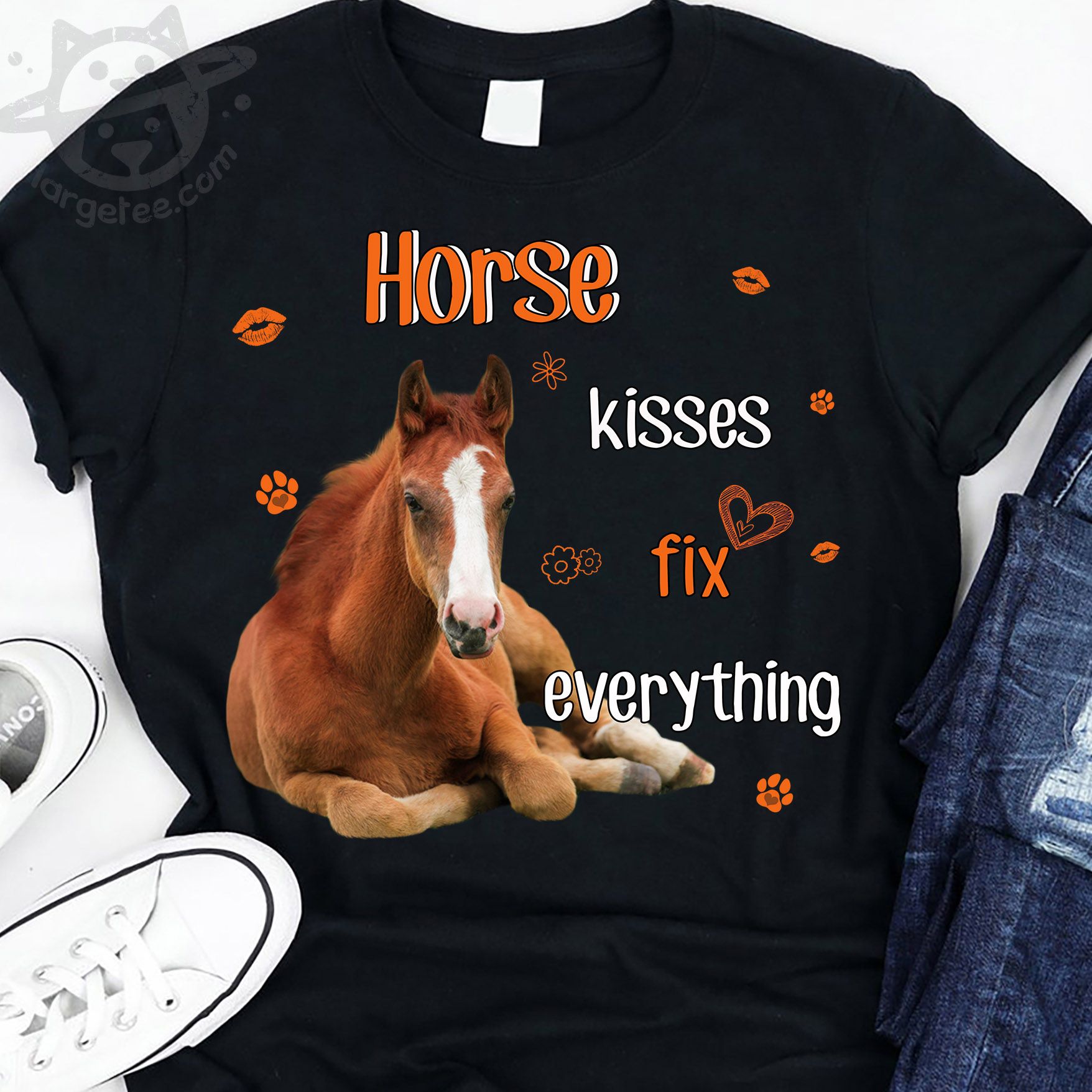 Horse kisses fix everything - Horse lover
