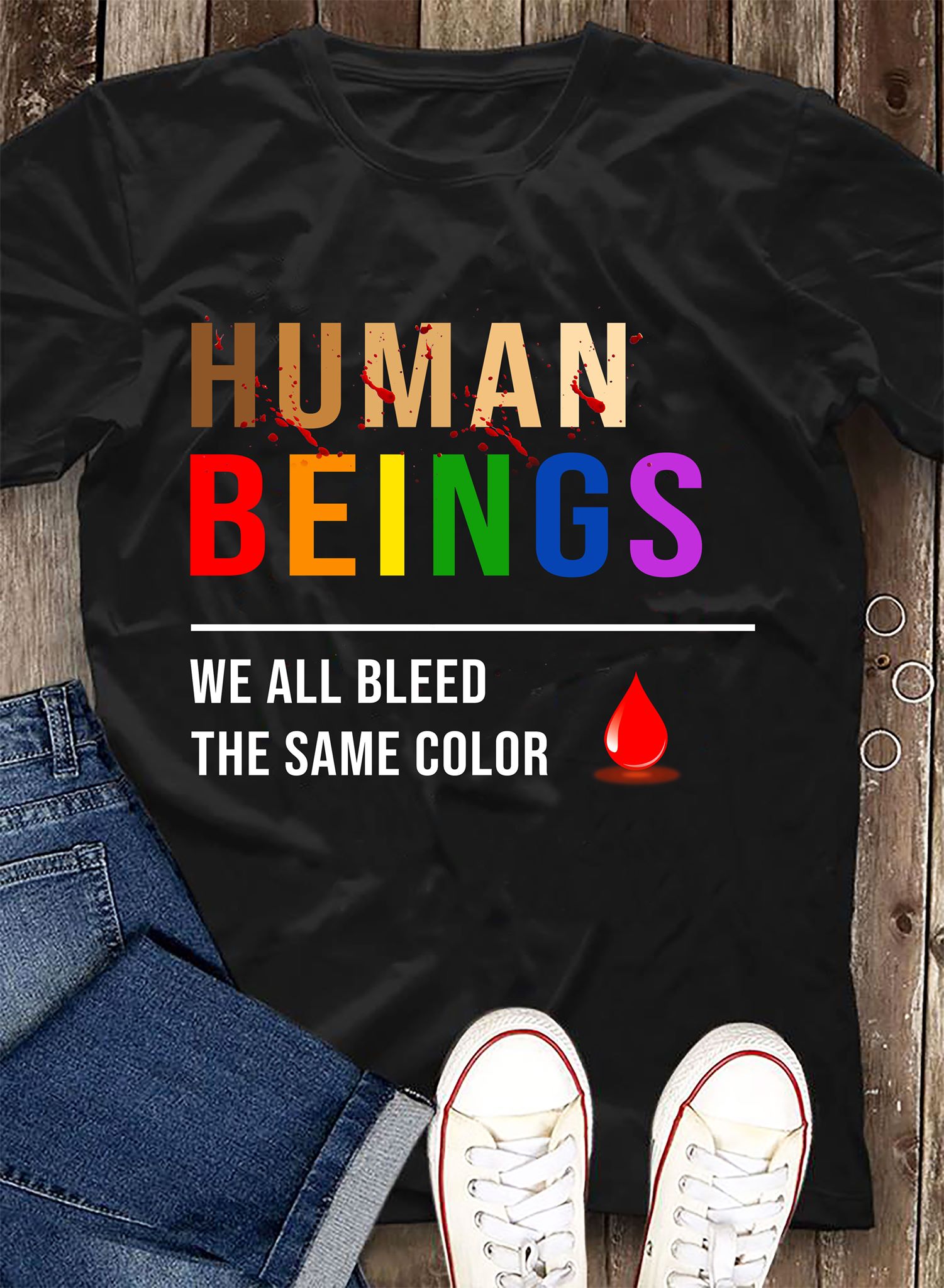 Human beings we all need the color - Black community, lgbt community