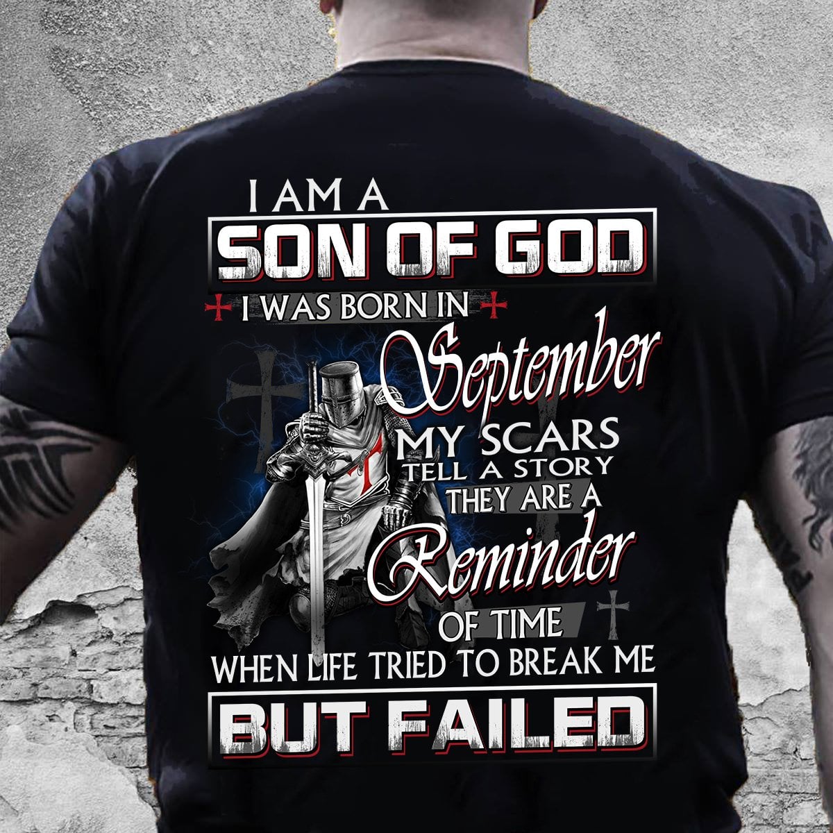 I am a son of god I was born in September - God's knight