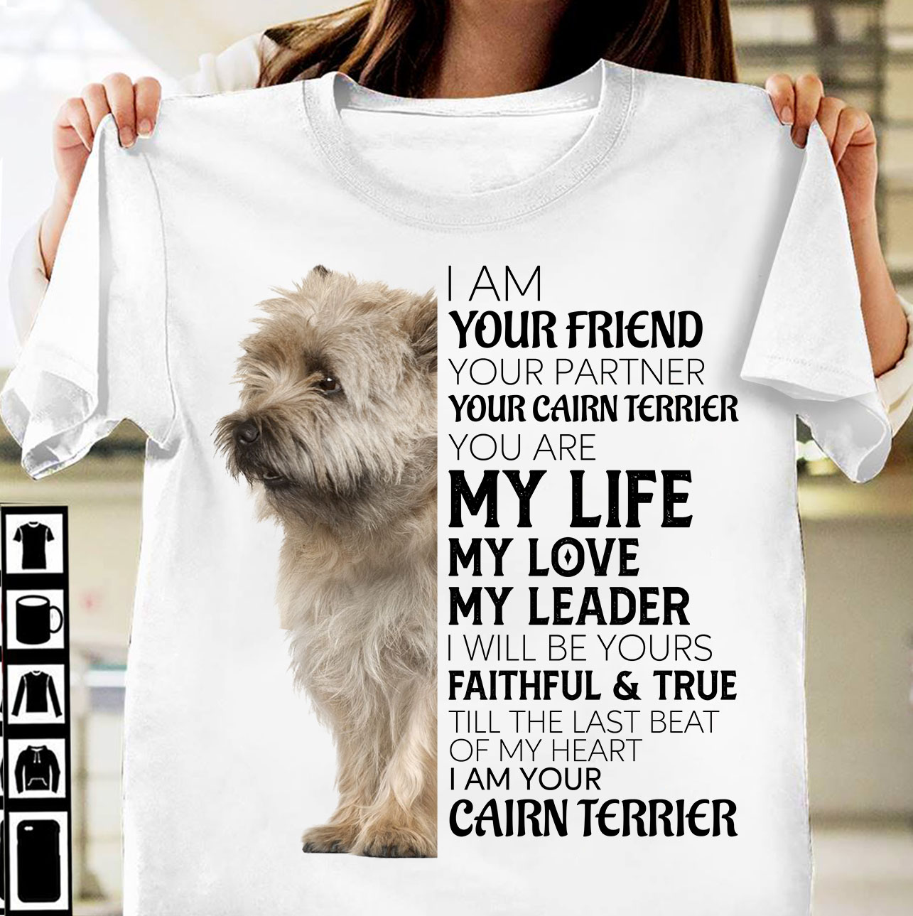 I am your friend, your partner, your Cairn Terrier - Cairn Terrier dog