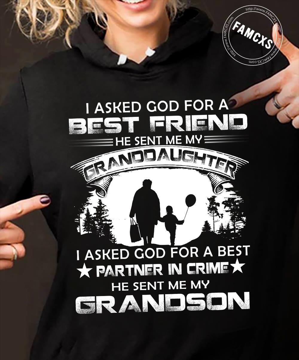 I asked god for a best friend he sent me my granddaughter