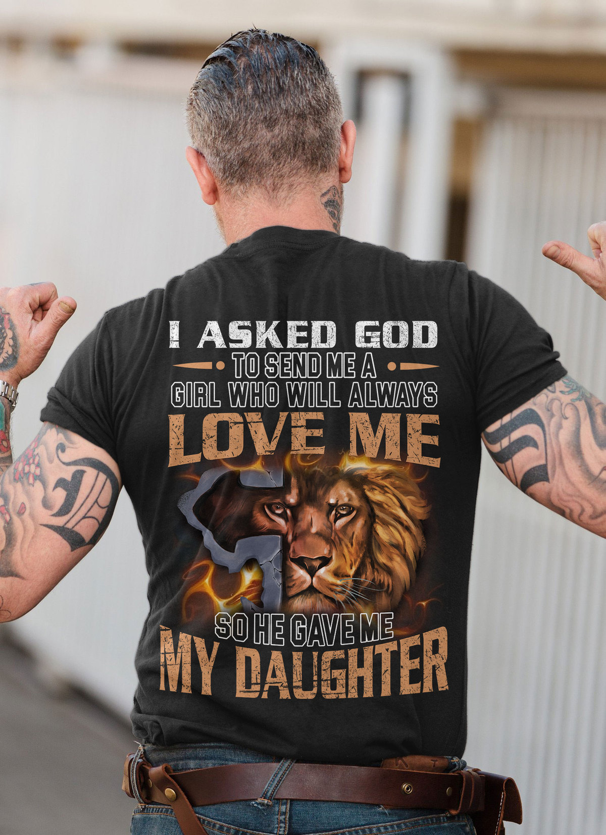 I asked god to send me a girl who will always love me so he gave me my daughter - Lion