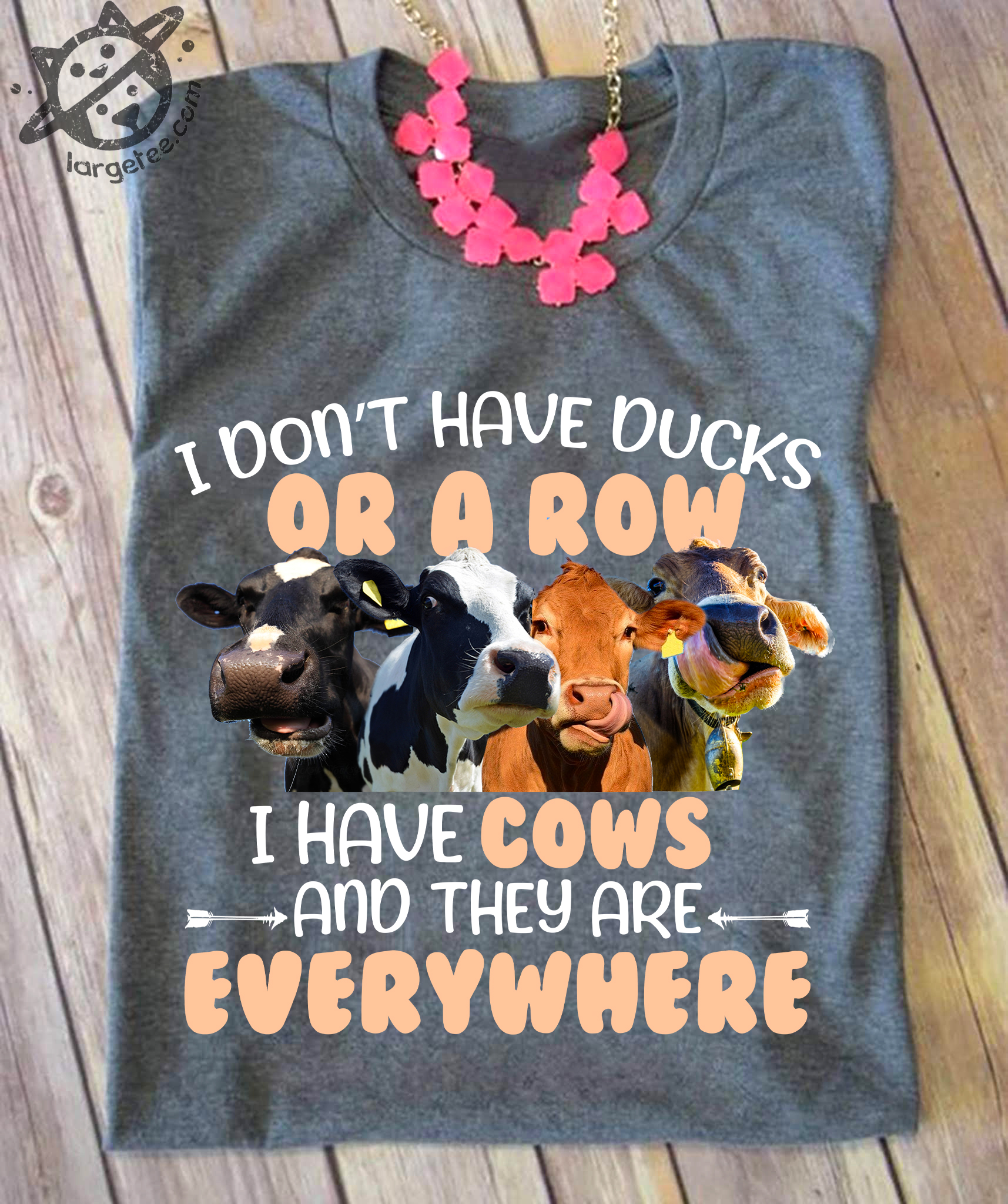 I don't have ducks or a row I have cows and they are everywhere