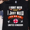 I don't need therapy I just need to go to United Kingdom