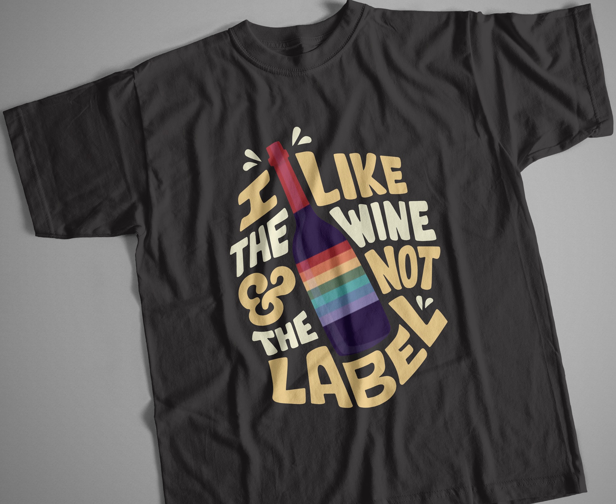 I like the wine and the not label - LGBT community and wine lover