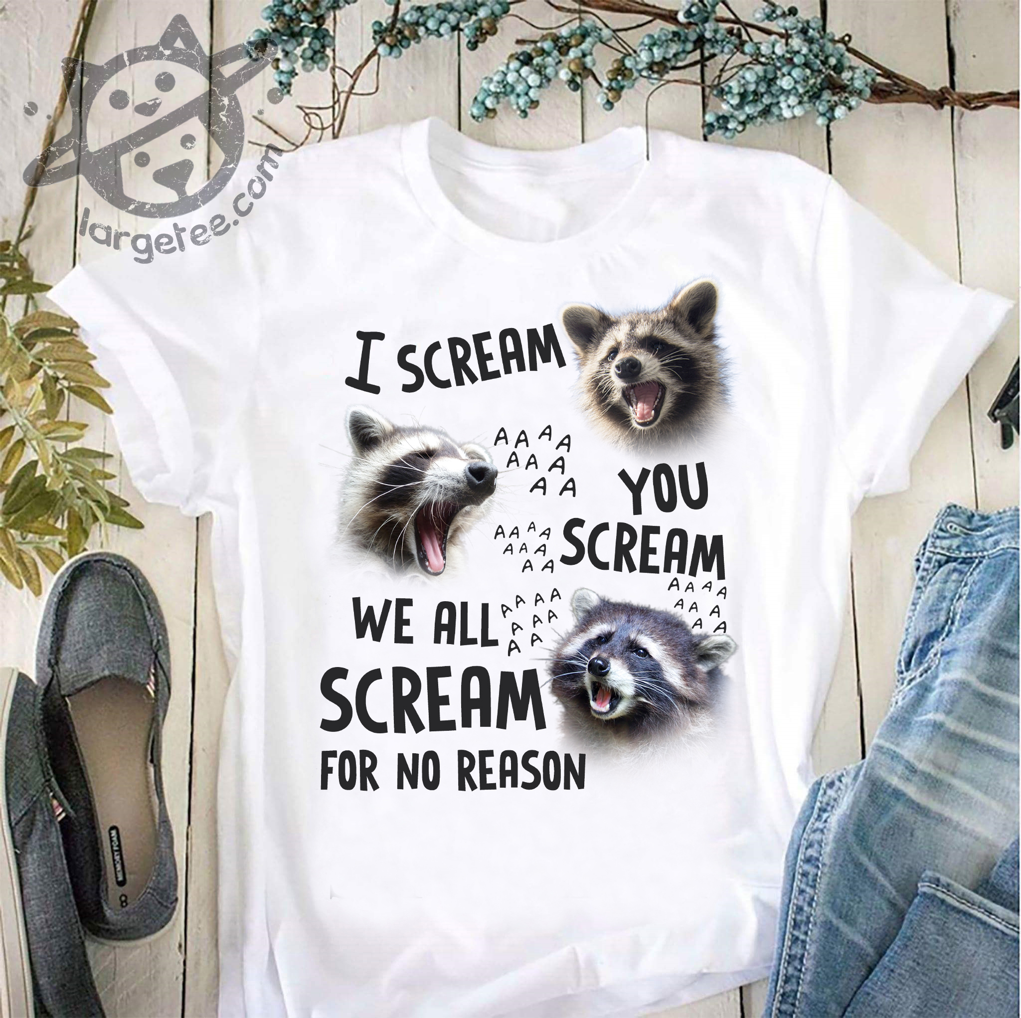 I scream you scream we all scream for no reason - Racoon