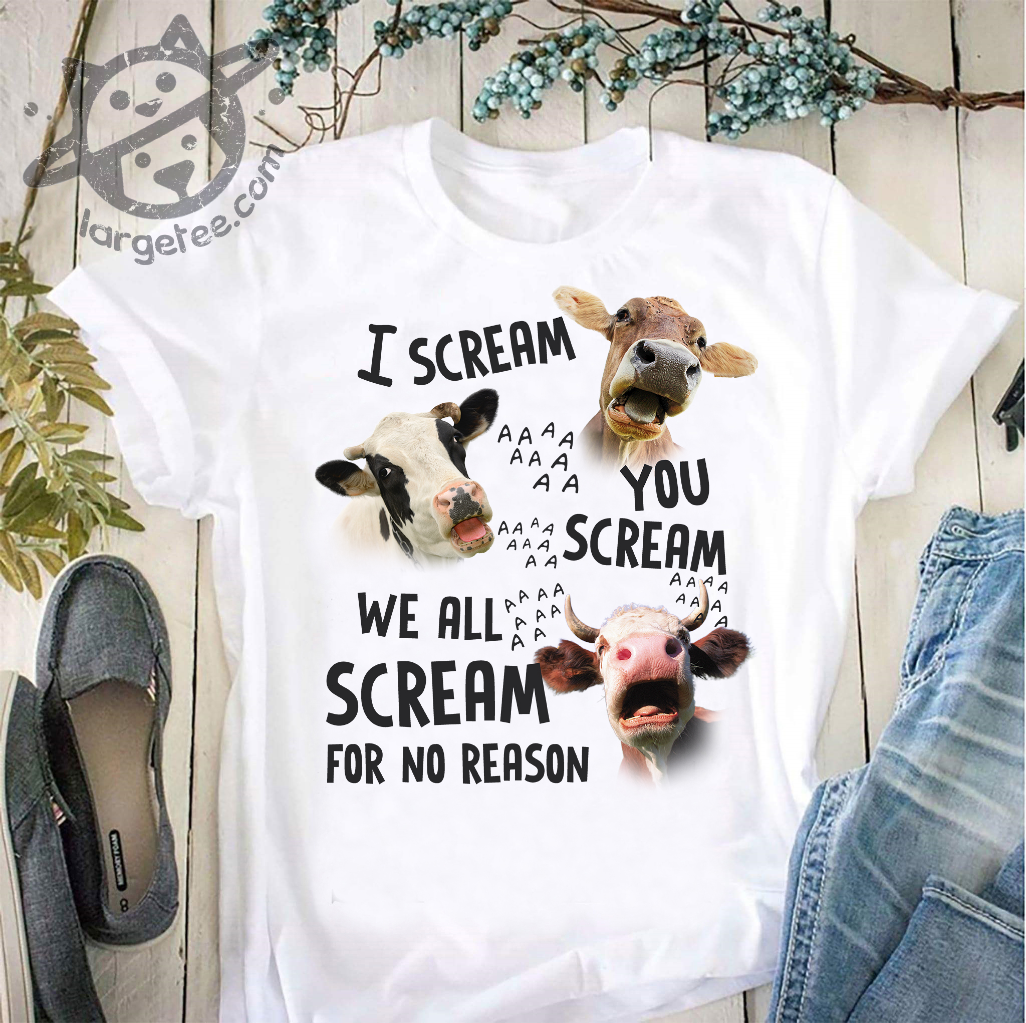 I scream you scream we all scream for no reason - Screaming cow