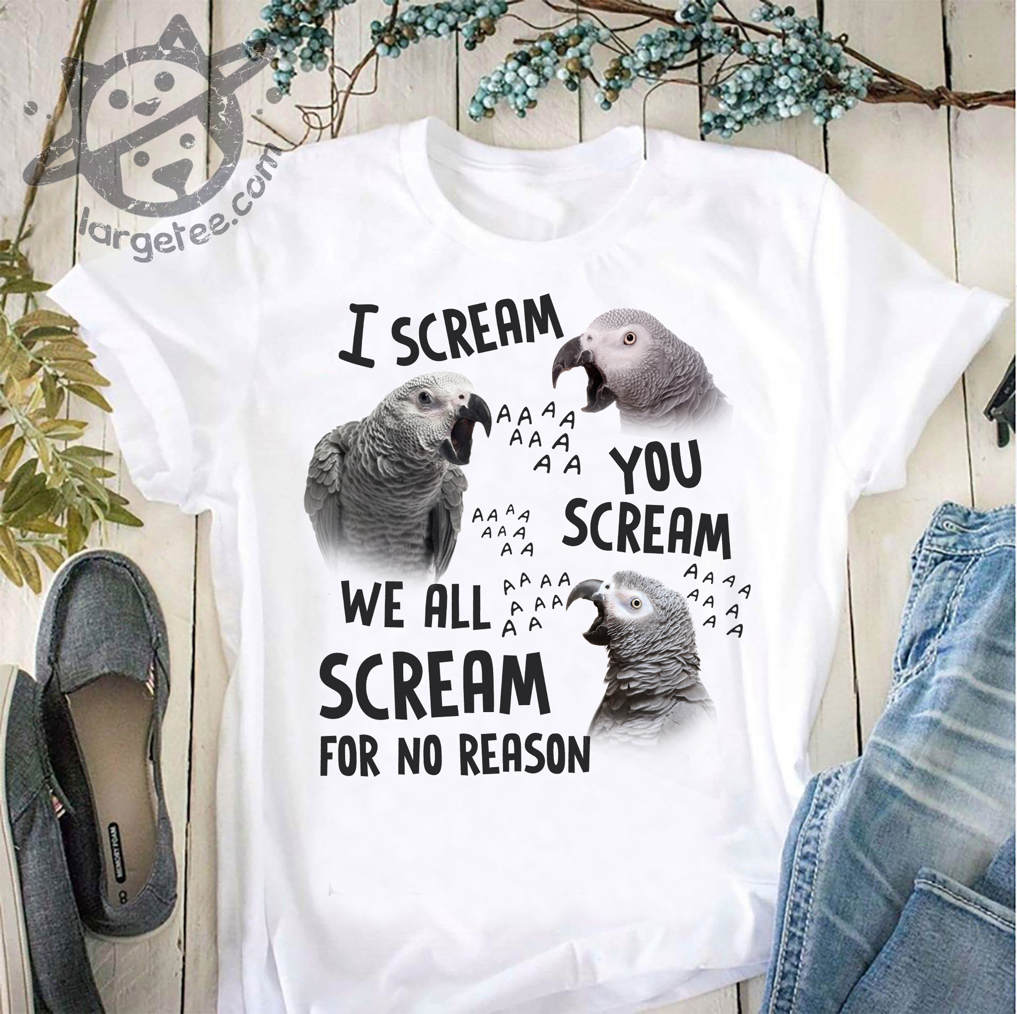 I scream you scream we all scream for no reason - Screaming parrots