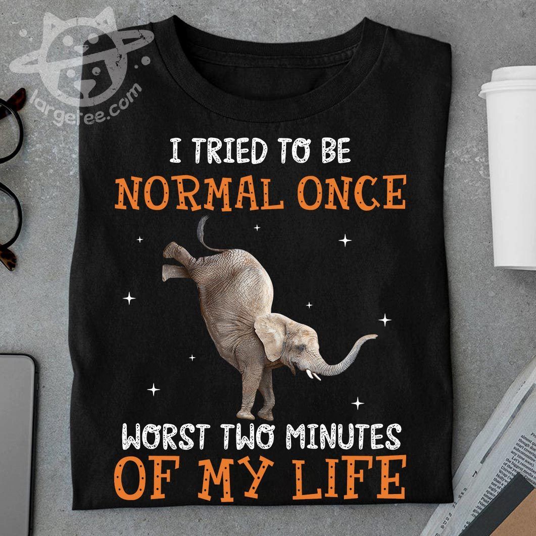 I tried to be normal once - Grumpy elephant