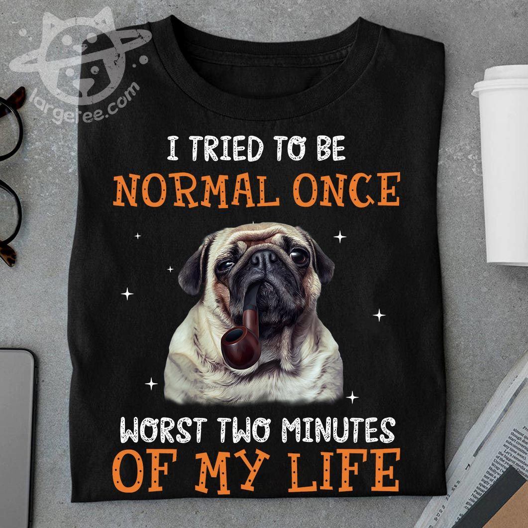 I tried to be normal once - Pug dog