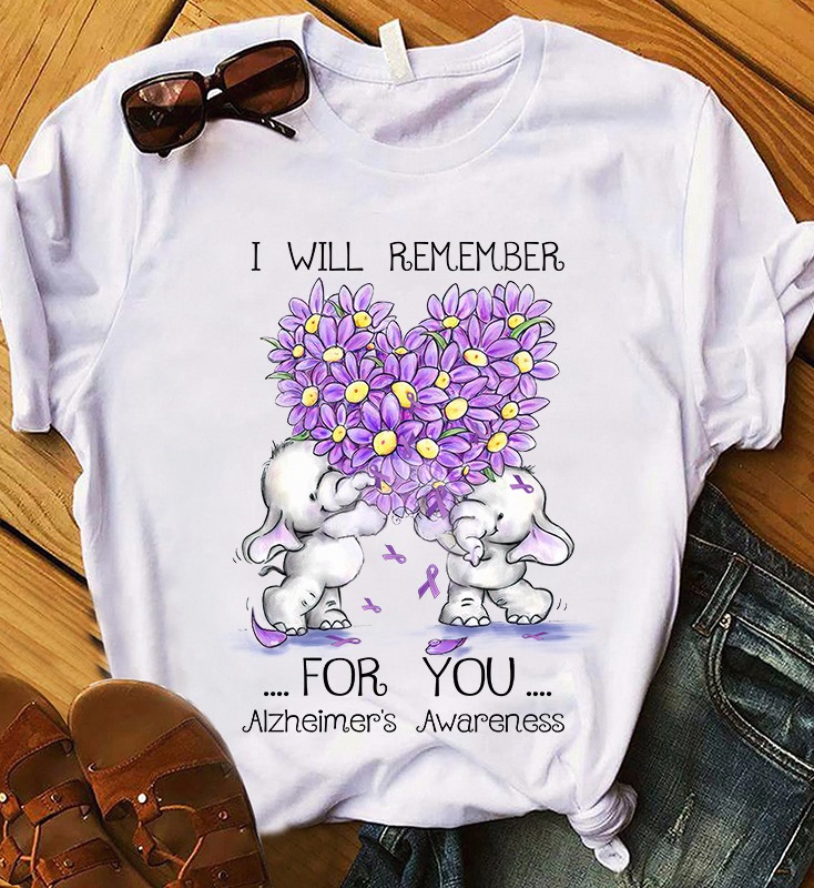 I will remember for you - Alzheimers awareness, elephant