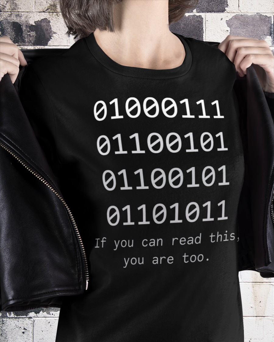 If you can read this, you are too - Code, technology engineer