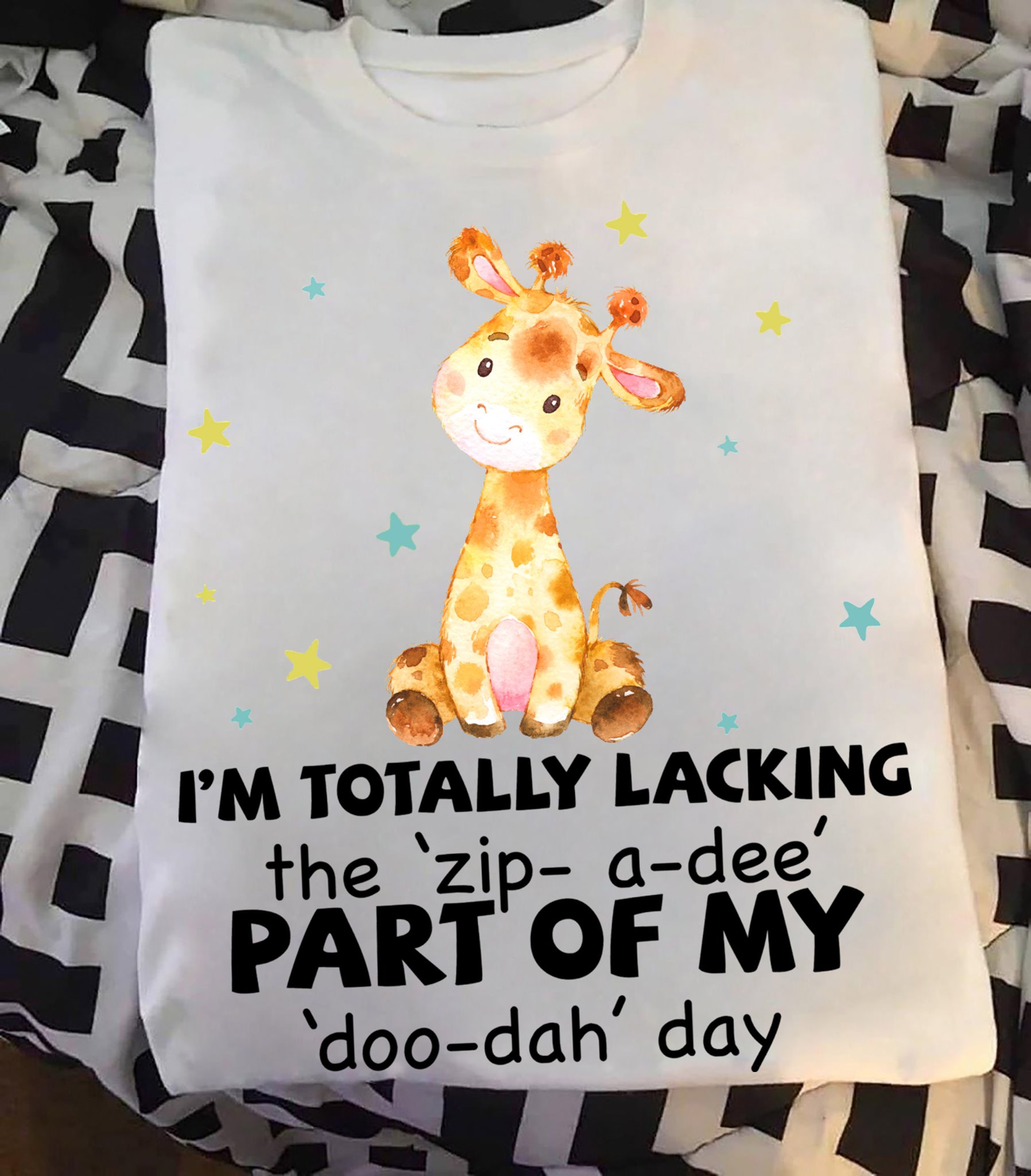 I'm totally lacking the zip-a-dee part of my doo-dah day - Giraffe lover