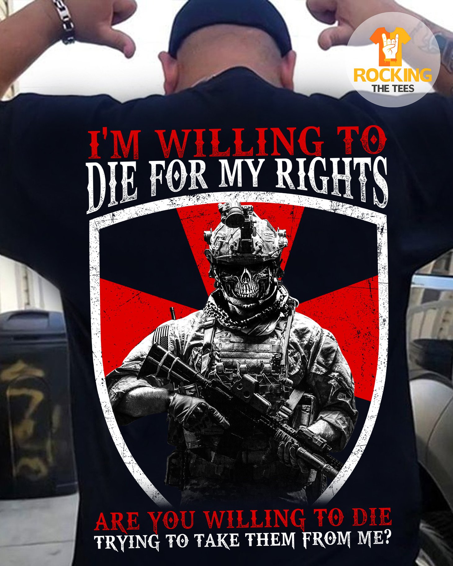 I'm willing to die for my rights - Skullcap army
