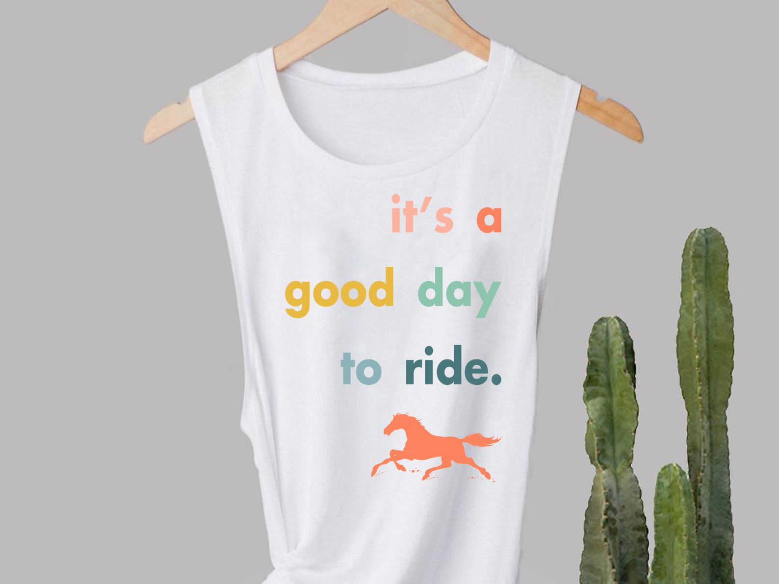 It's a good day to ride - Ride a horse