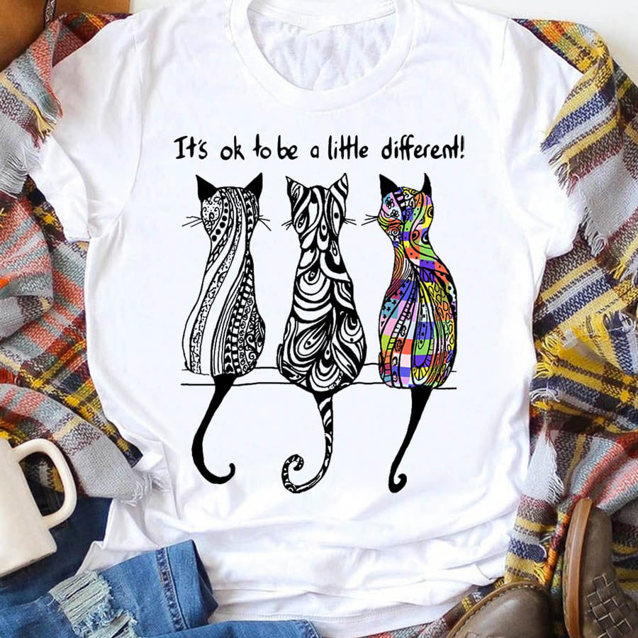 It's ok to be a little different - 3 cats