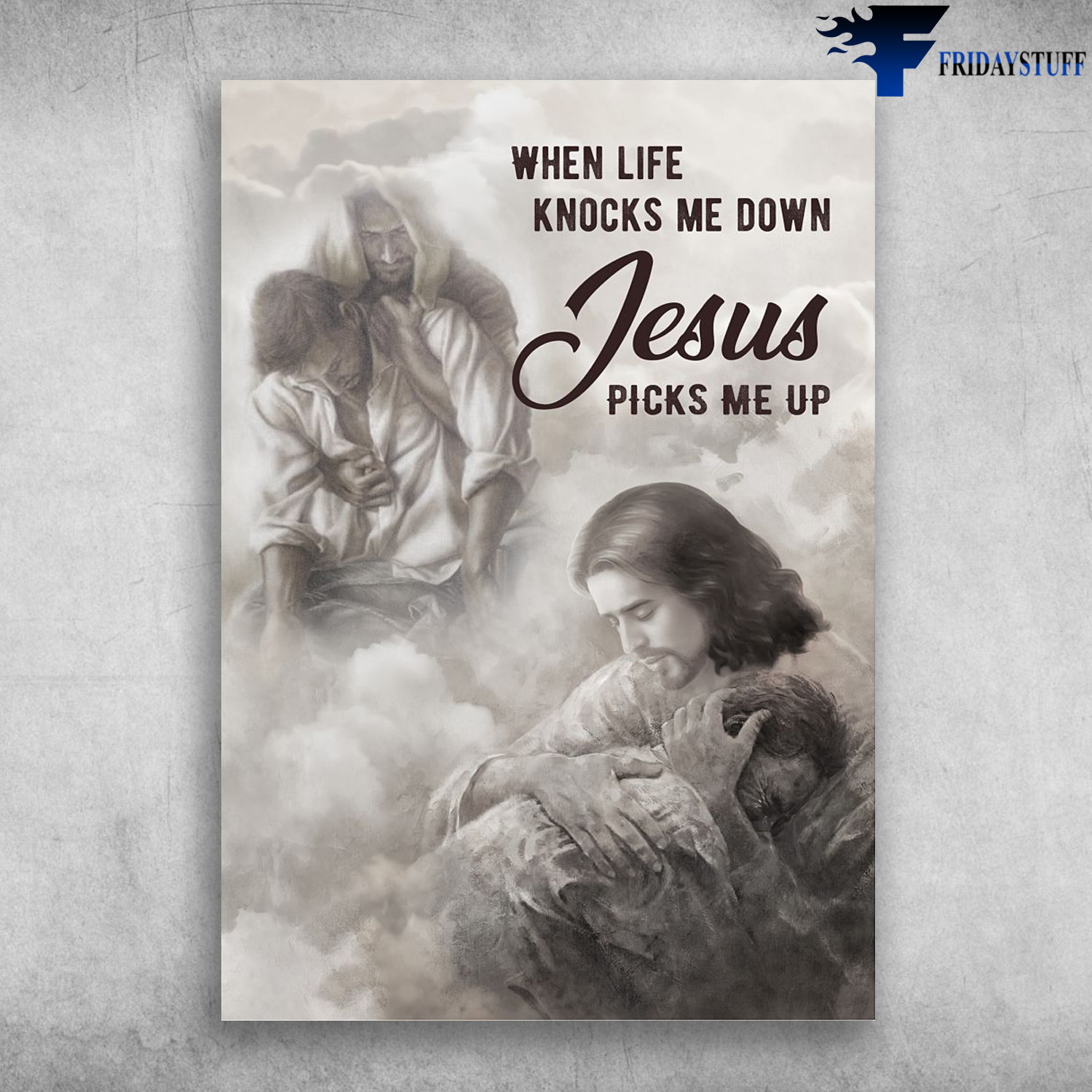 Jesus And Me - When Life Knocks Me Down, JJesus Picks Me Up