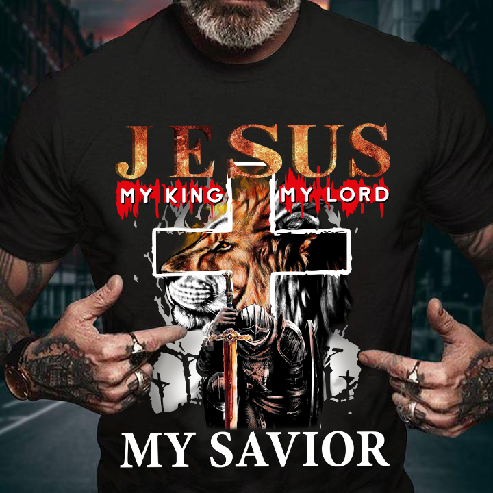 Jesus my king, my lord ,my savior - Lion and god