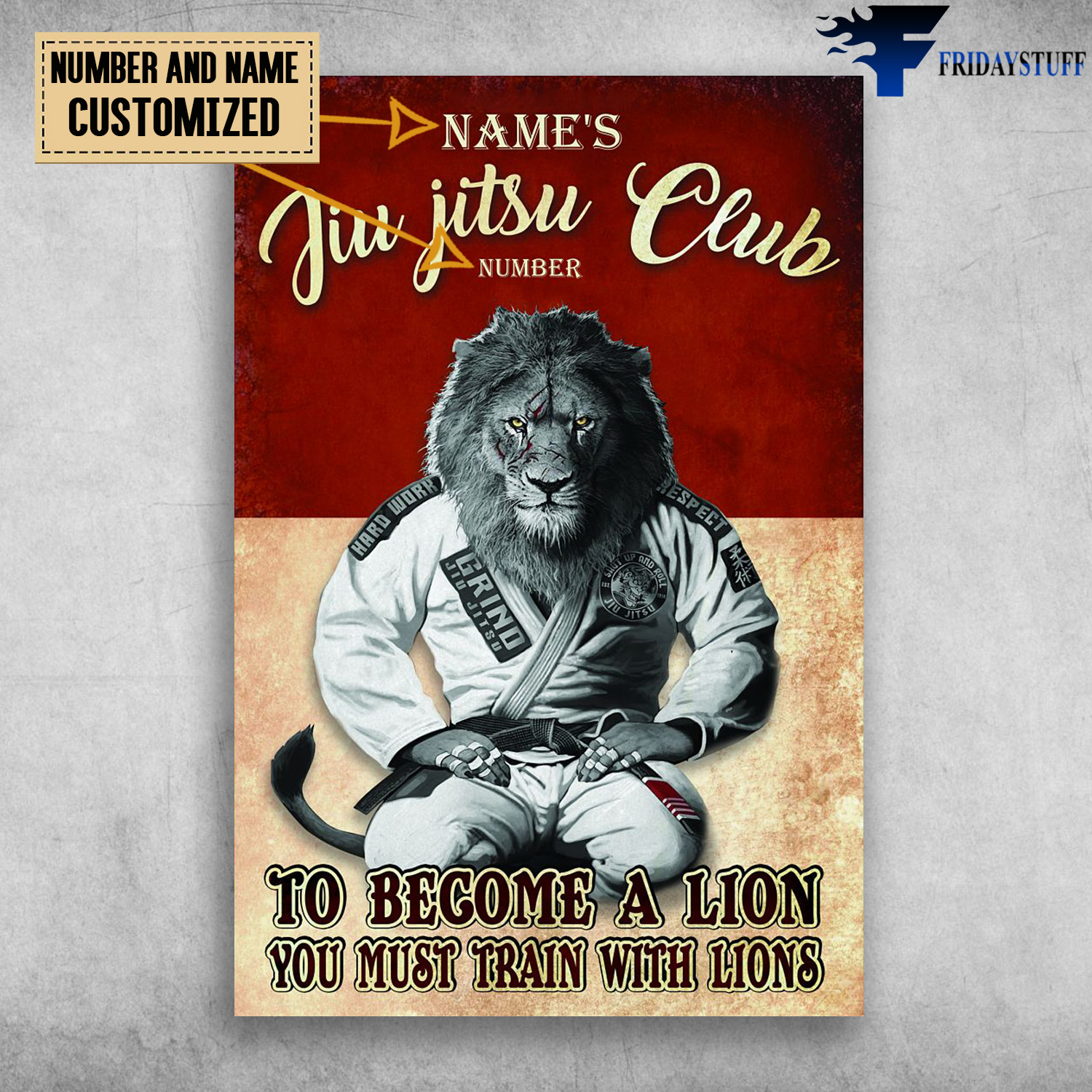 Jiu Jitsu Club, To Become A Lion, You Must Train With Lions