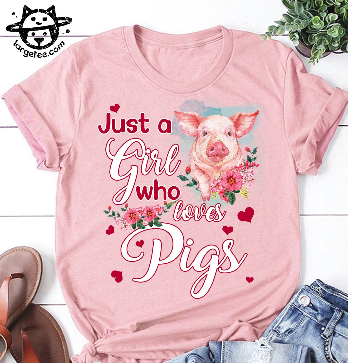 Just a girl who loves pigs