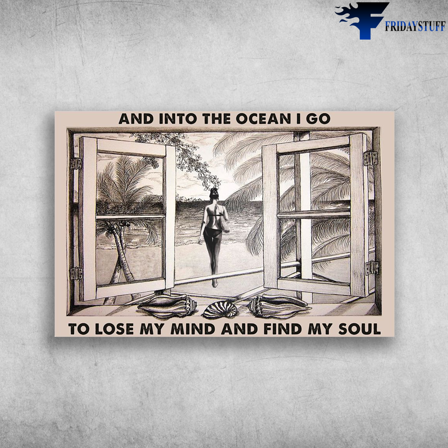 Lady On The Beach - And Into The Ocean I Go, To Lose My Mind And Find My Soul, Girl Beach Window