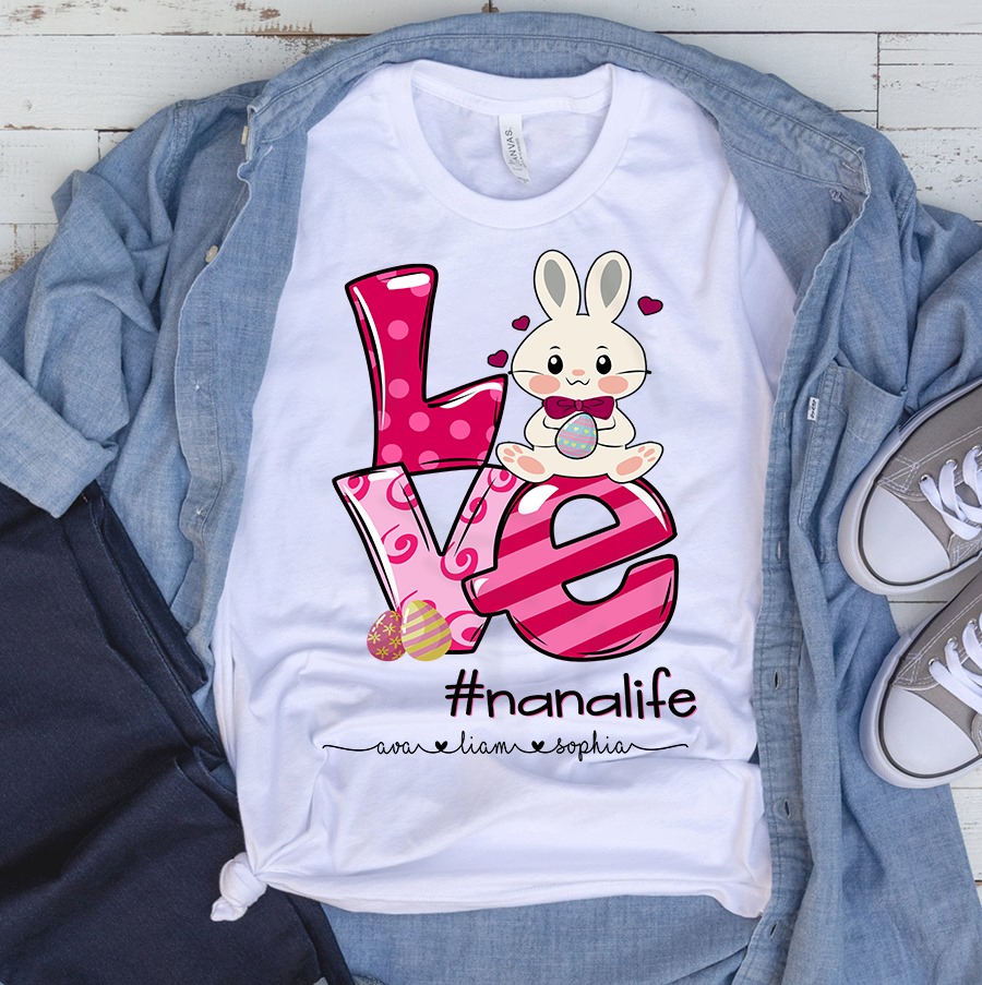 Love nana life - Rabbit, happy easter