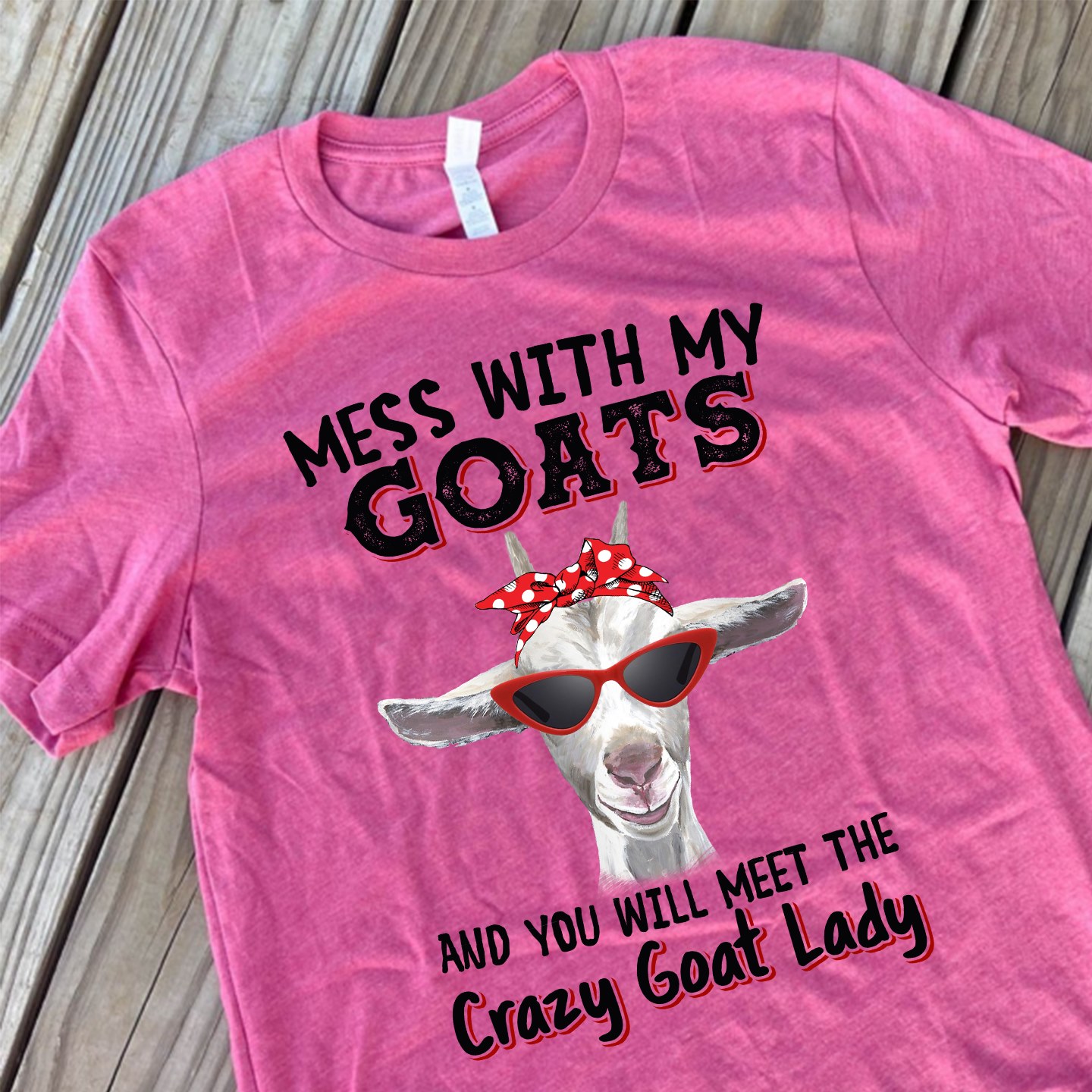 Mess with my goats and you'll meet the crazy goat lady