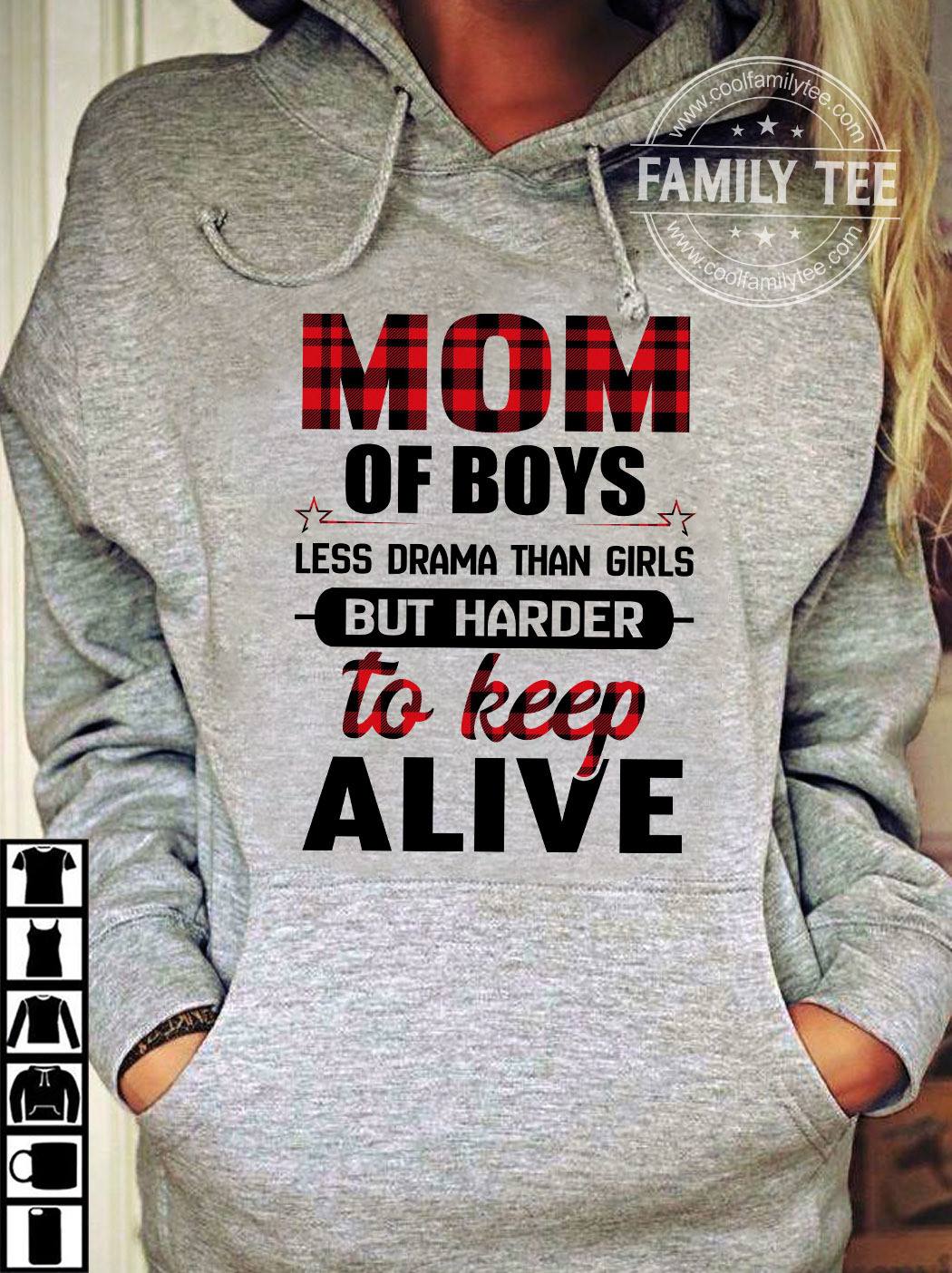 Mom of boys less drama than girl but harder to keep alive