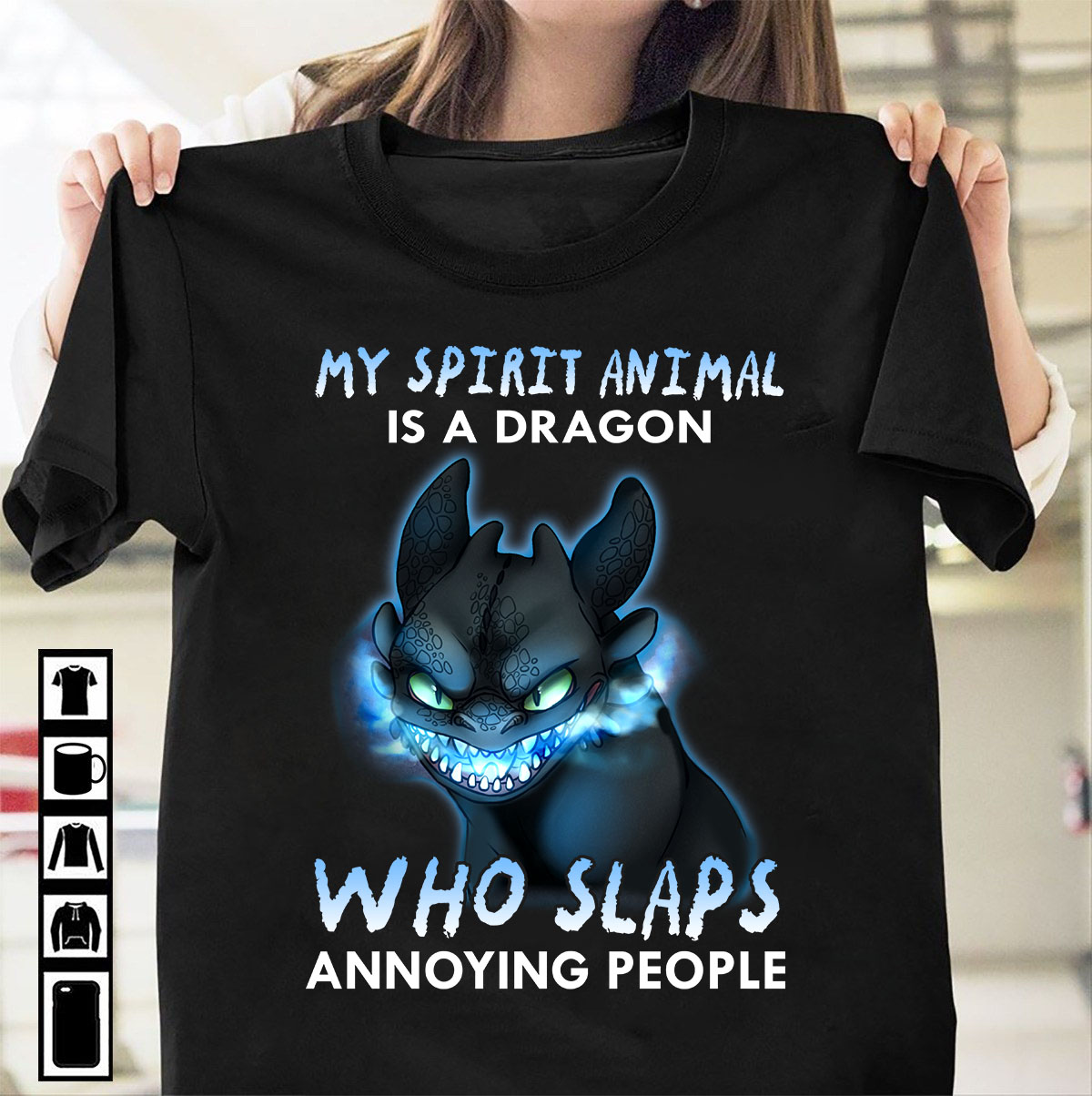 My spirit animal is a dragon who slap annoying people - Night furry dragon