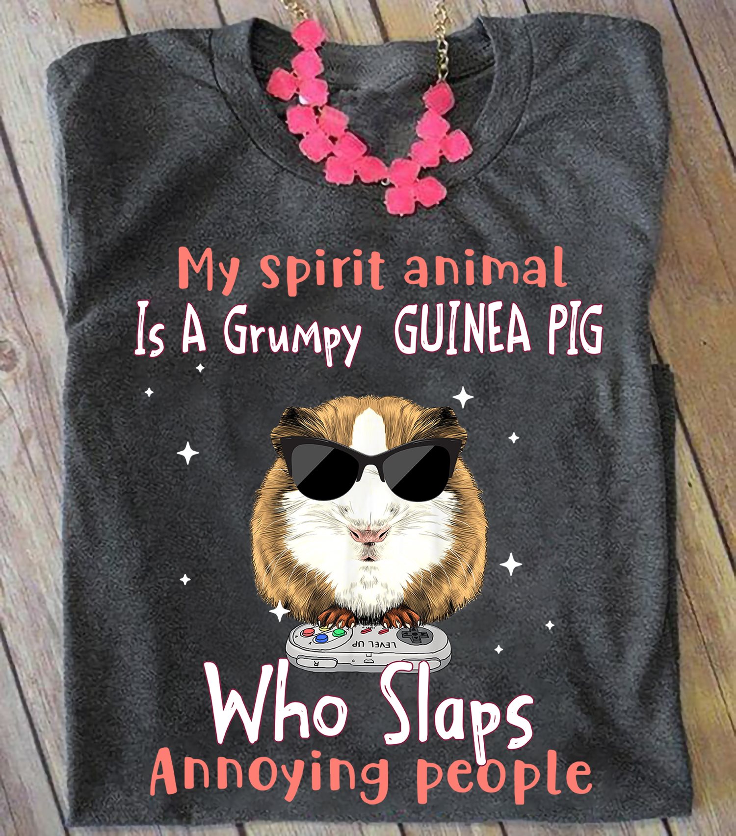 My spirit animal is a grumpy guinea pig who slaps annoying people