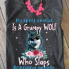 My spirit animal is a grumpy wolf who slaps annoying people - Wolf