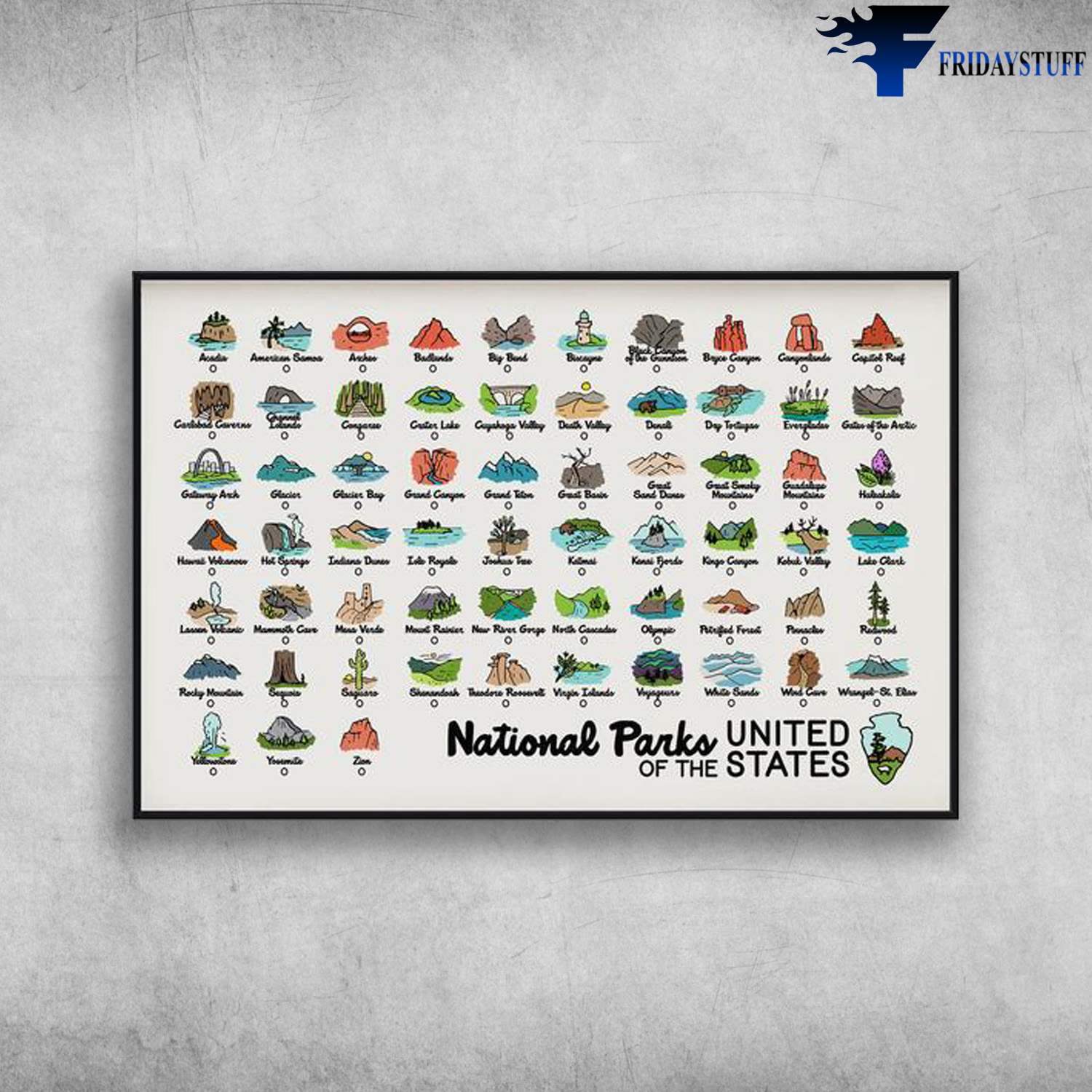 National Parks Of The Unirted States - National Parks Checklist