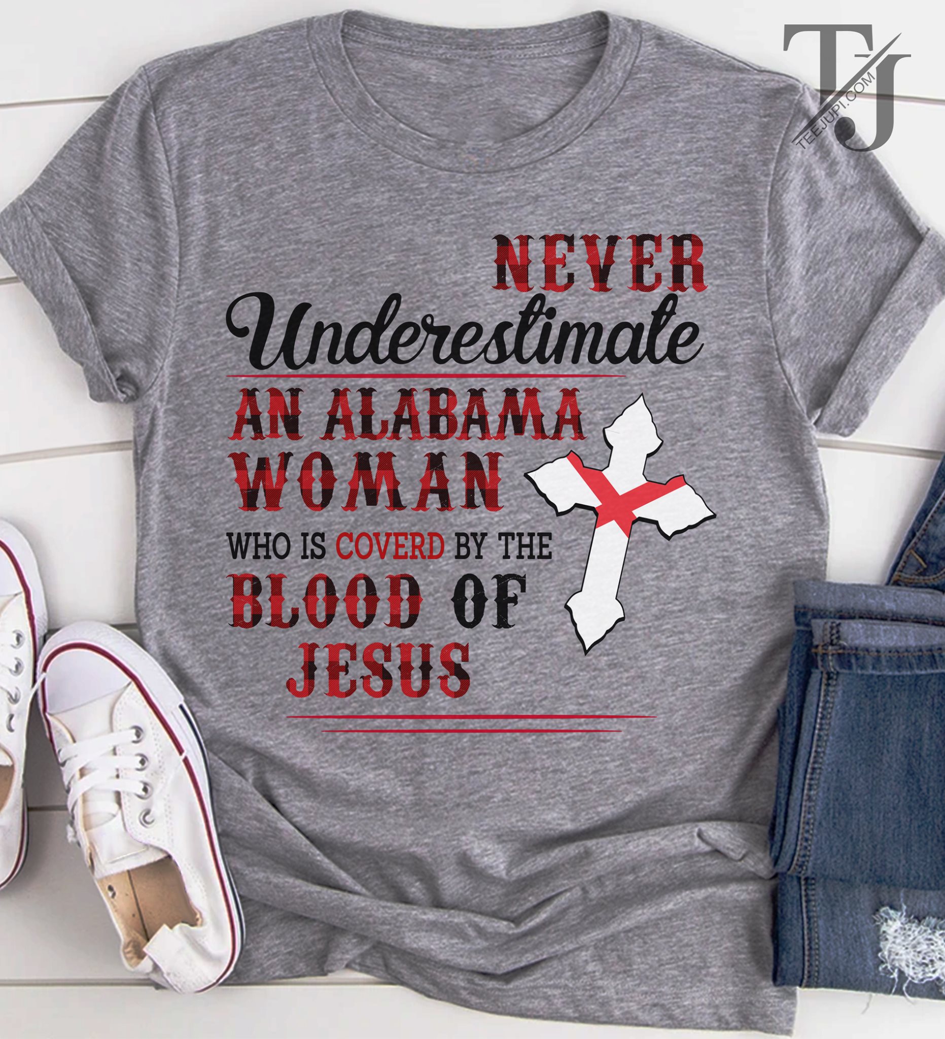 Never underestimate a woman who is covered by the blood of Jesus
