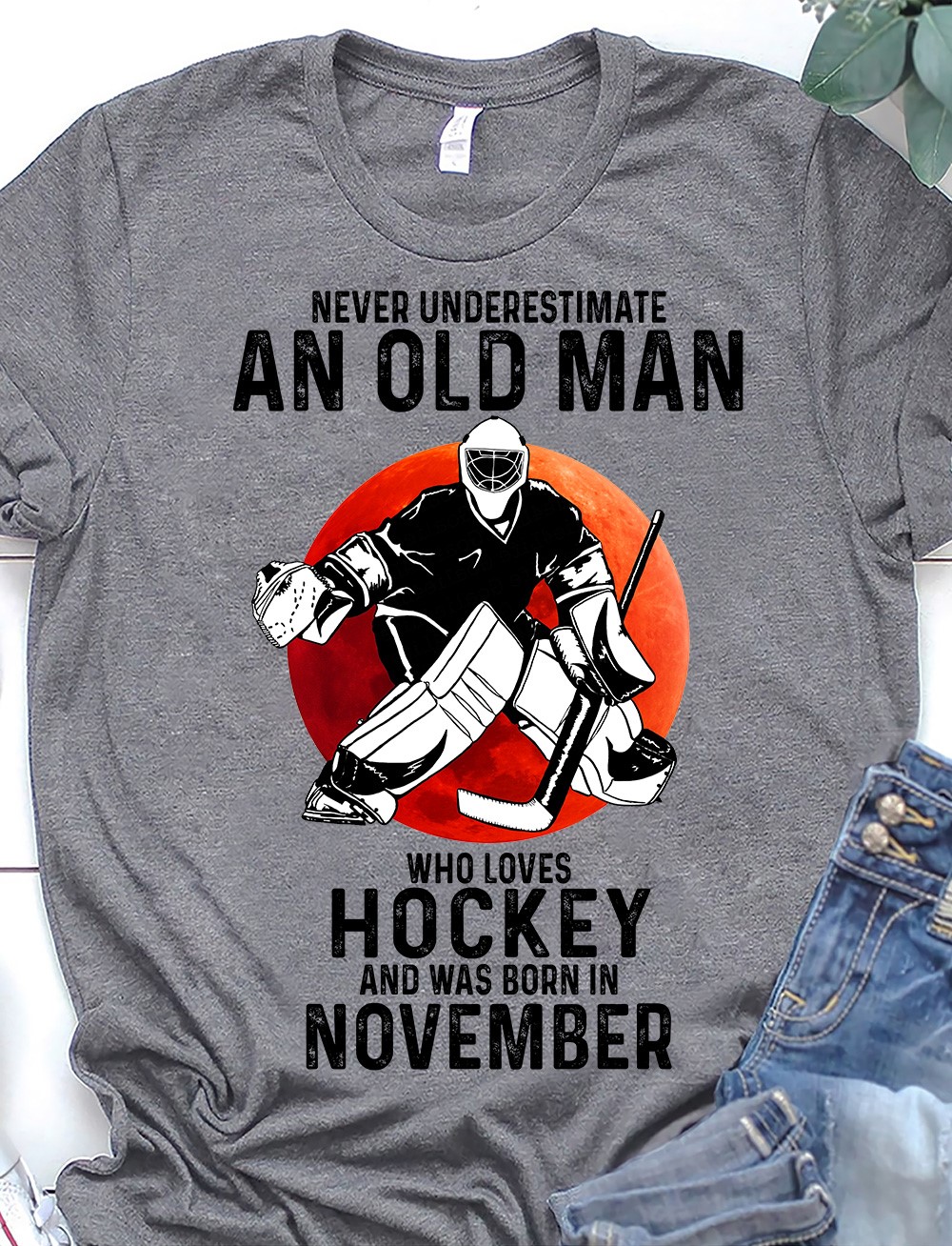 Never underestimate an old man who loves hockey