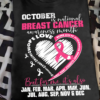 October is national breast cancer awareness month - Never give up