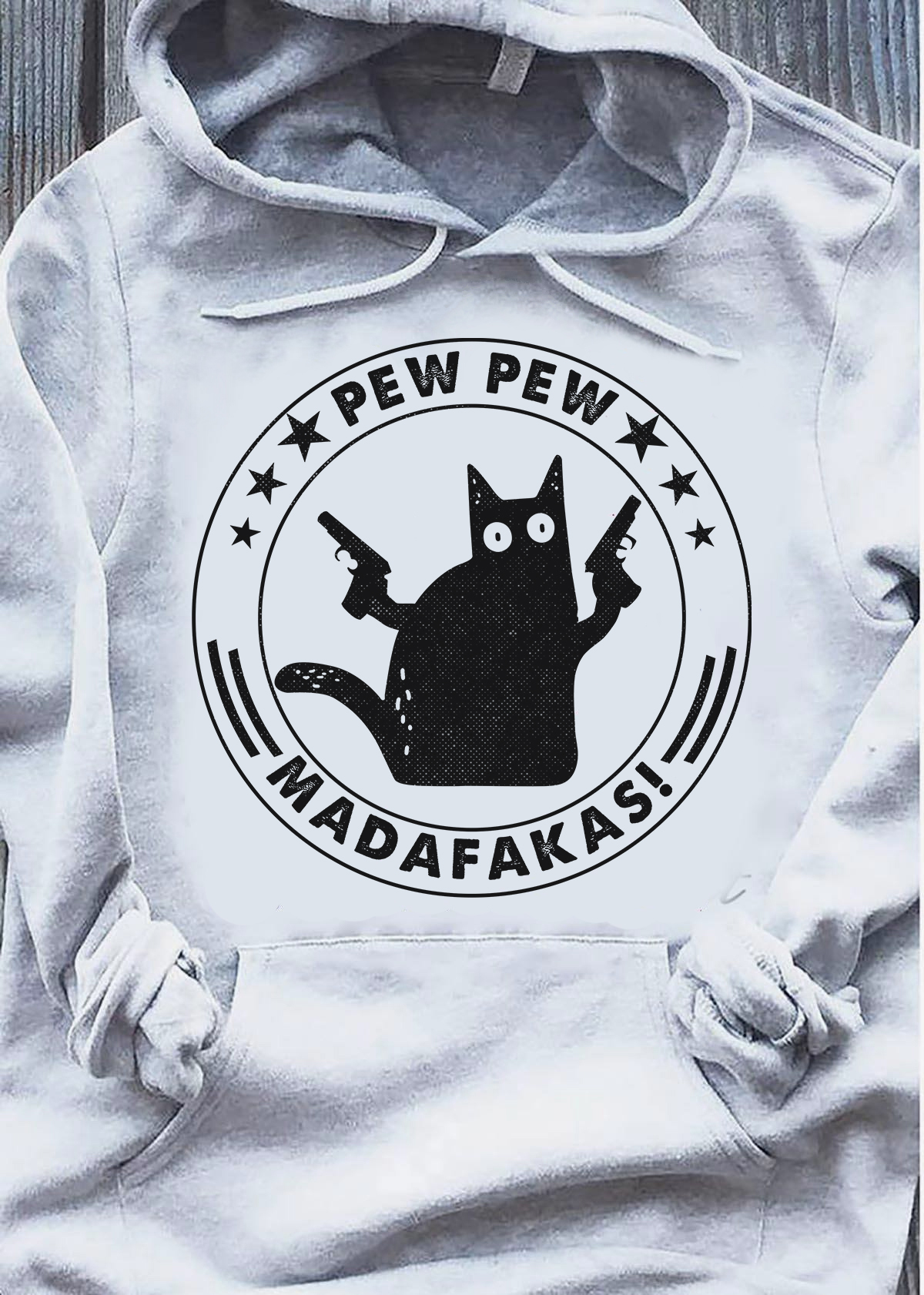 Pewpew madafakas - Black cat with guns