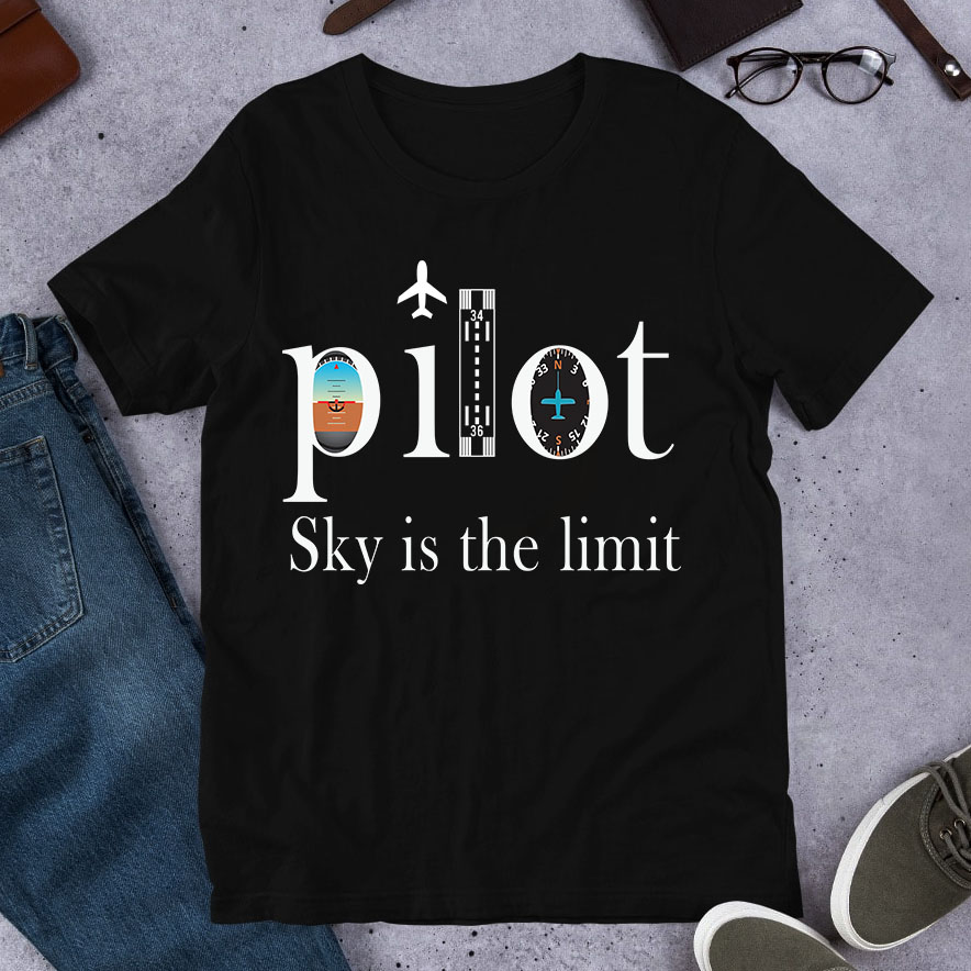 Pilot sky is the limit - Pilot and plane