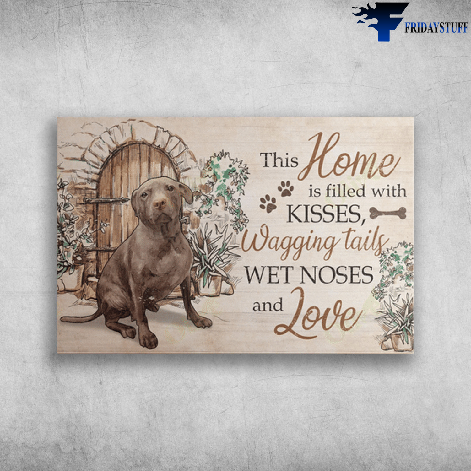 Pit bull - This home Is filled with Kisses, Wagging Tails Wet Noses And love