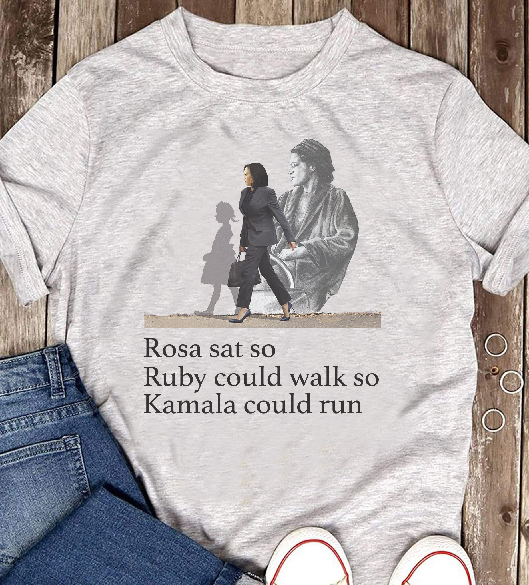 Rosa sat so ruby could walk so kamala could run
