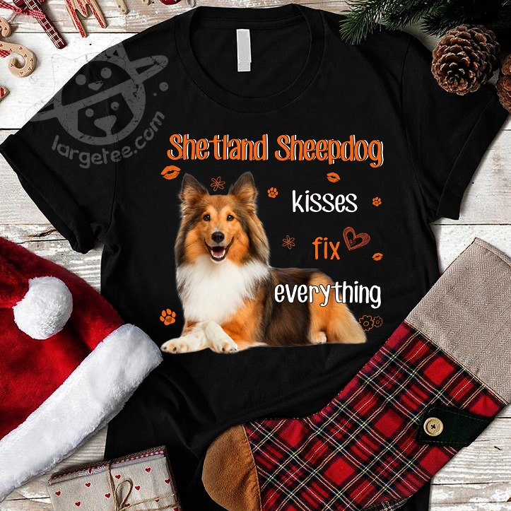 Shetland Sheepdog kisses fix everything